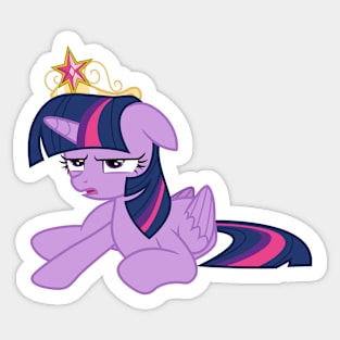 Exhausted Princess Twilight Sparkle Sticker